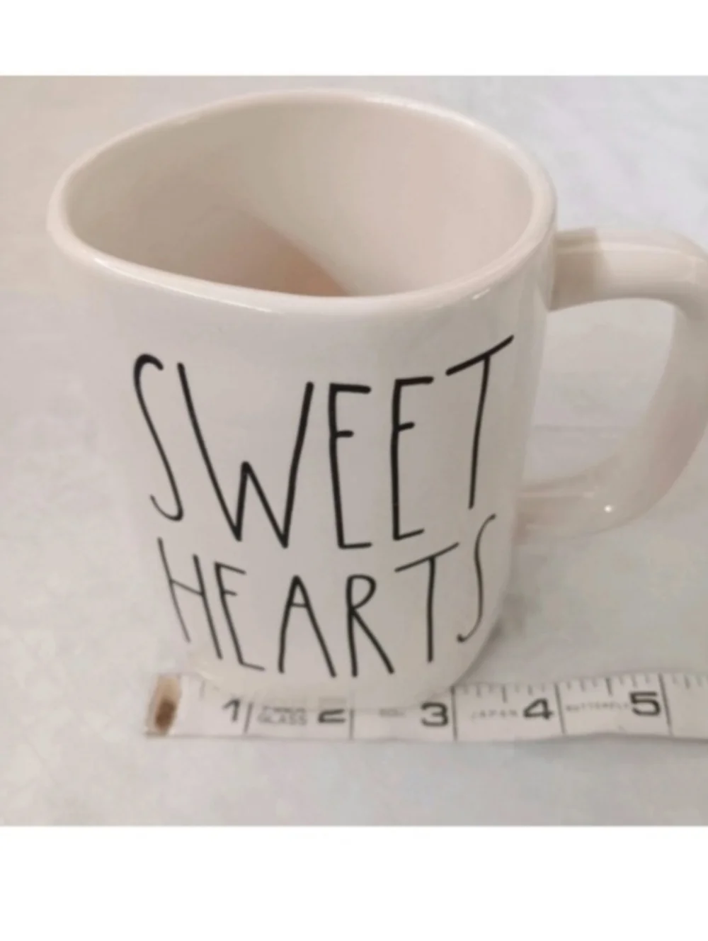NWOT Rae Dunn Artisan Collection Ceramic White Mug | Sweet Hearts, XOXO